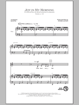 page one of Joy In My Morning (SATB Choir)