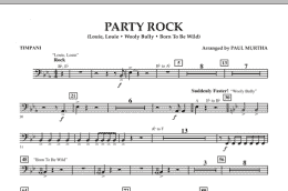 page one of Party Rock - Timpani (Concert Band)