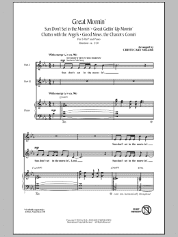 page one of Great Mornin' (2-Part Choir)