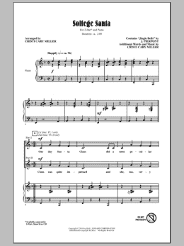 page one of Solfege Santa (2-Part Choir)