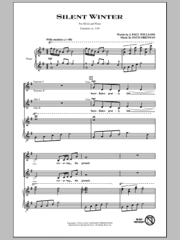 page one of Silent Winter (SSA Choir)