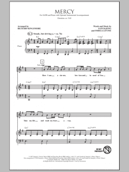 page one of Mercy (SATB Choir)
