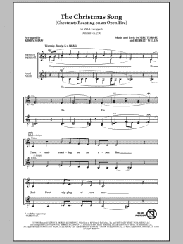 page one of The Christmas Song (Chestnuts Roasting On An Open Fire) (SSAA Choir)