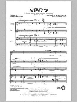 page one of The Song Is You (SSA Choir)
