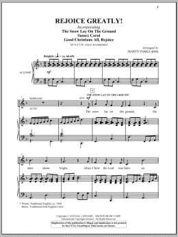 page one of Rejoice Greatly! (SATB Choir)