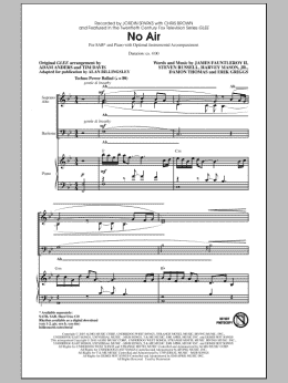 page one of No Air (from Glee) (adapt. Alan Billingsley) (SAB Choir)