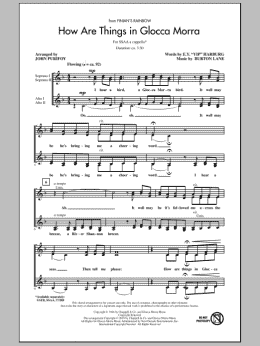 page one of How Are Things In Glocca Morra (SSA Choir)
