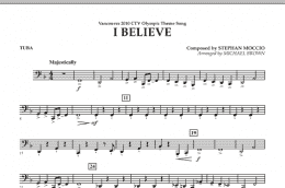 page one of I Believe (Vancouver 2010 CTV Olympic Theme Song) - Tuba (Concert Band)