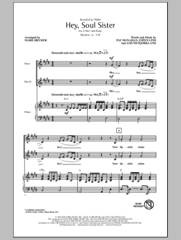 page one of Hey, Soul Sister (2-Part Choir)