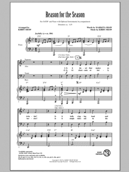 page one of Reason For The Season (SATB Choir)