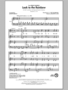 page one of Look To The Rainbow (from Finian's Rainbow) (SSA Choir)