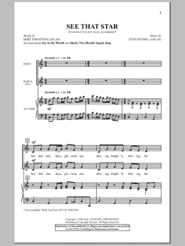 page one of See That Star (2-Part Choir)