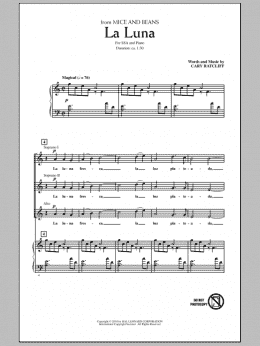 page one of La Luna (SSA Choir)