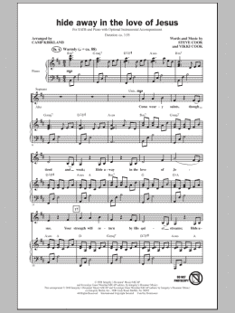 page one of Hide Away In The Love Of Jesus (SATB Choir)
