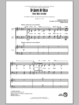 page one of Up Above My Head (There's Music In The Air) (SATB Choir)