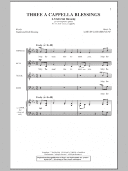 page one of The Lord Bless And Keep You (SATB Choir)