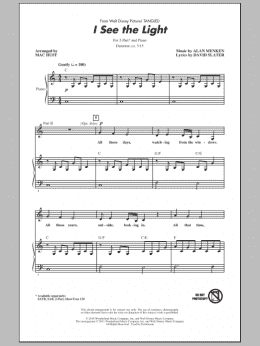 page one of I See The Light (from Tangled) (arr. Mac Huff) (2-Part Choir)