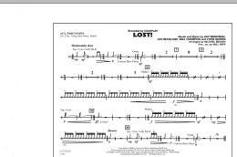 page one of Lost! - Aux Percussion (Marching Band)
