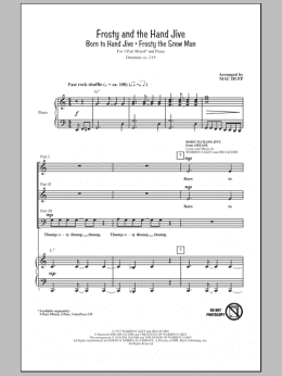 page one of Frosty And The Hand Jive (3-Part Mixed Choir)