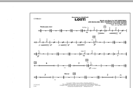 page one of Lost! - Cymbals (Marching Band)