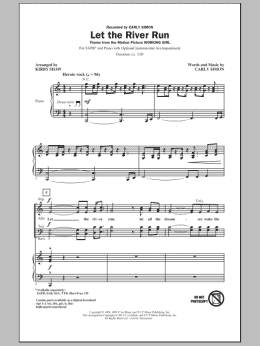 page one of Let The River Run (SATB Choir)
