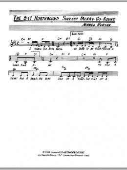 page one of The 8:17 Northbound Success Merry-Go-Round (Lead Sheet / Fake Book)