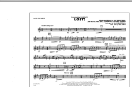 page one of Lost! - 1st Bb Trumpet (Marching Band)