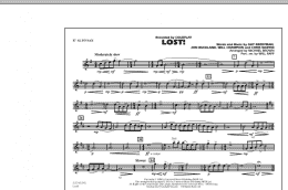 page one of Lost! - Eb Alto Sax (Marching Band)