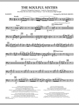 page one of The Soulful Sixties - Bassoon (Concert Band)