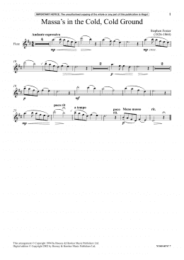 page one of Massa's In The Cold, Cold Ground (Instrumental Solo)