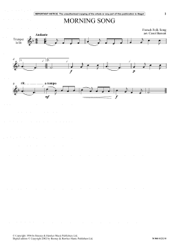 page one of Morning Song (Instrumental Solo)