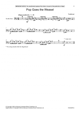 page one of Pop Goes The Weasel (Instrumental Solo)