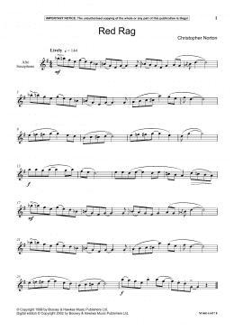 page one of Red Rag (Instrumental Solo)