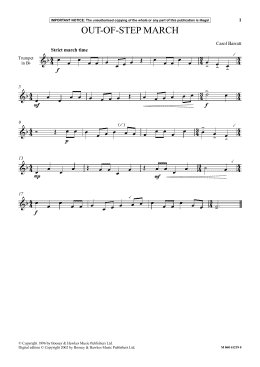page one of Out Of Step March (Instrumental Solo)