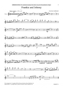 page one of Frankie And Johnny (Instrumental Solo)