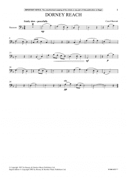 page one of Dorney Reach (Instrumental Solo)