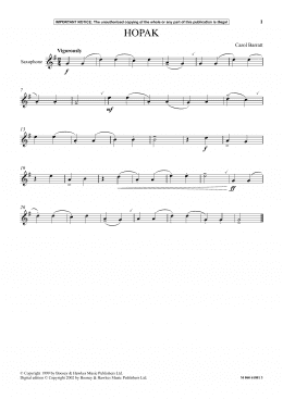 page one of Hopak (Instrumental Solo)