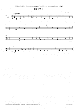 page one of Hopak (Instrumental Solo)