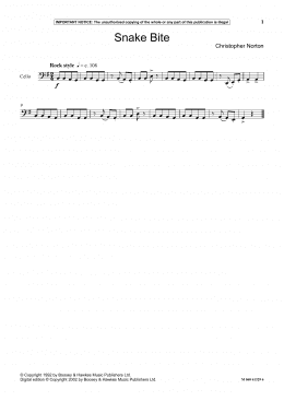 page one of Snake Bite (Instrumental Solo)