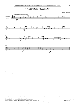page one of Hampton Swing (Instrumental Solo)
