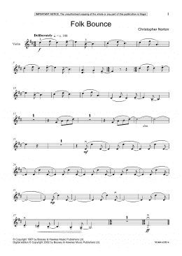 page one of Folk Bounce (Instrumental Solo)