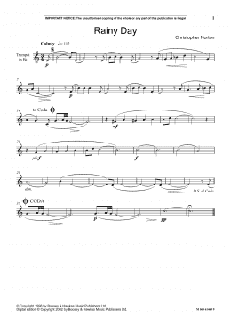 page one of Rainy Day (Instrumental Solo)