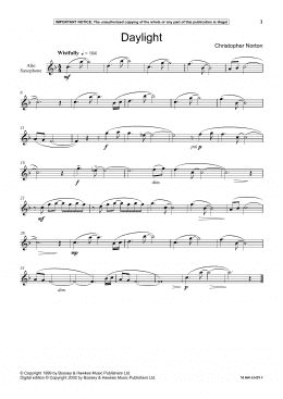 page one of Daylight (Instrumental Solo)