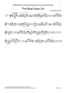 page one of The Beat Goes On (Instrumental Solo)
