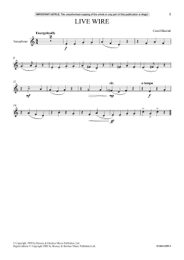 page one of Live Wire (Instrumental Solo)