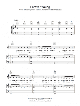 page one of Forever Young (Piano, Vocal & Guitar Chords)
