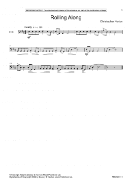 page one of Rolling Along (Instrumental Solo)