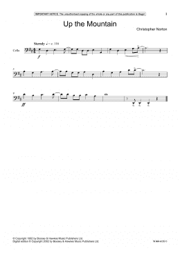 page one of Up The Mountain (Instrumental Solo)
