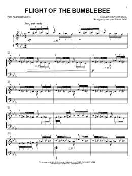 page one of Flight of the Bumblebee (Piano Adventures)