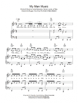 page one of My Man Music (Piano, Vocal & Guitar Chords)